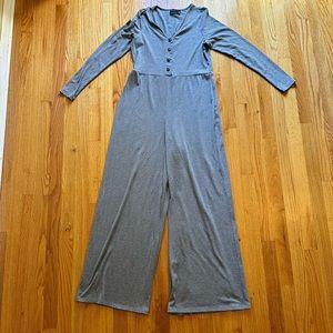 ASOS causal jumpsuit in gray